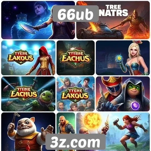 Variedade de jogos oferecidos na plataforma 66ub